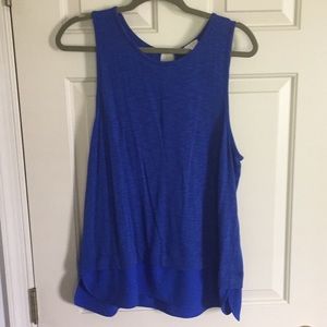 J. Crew swing sleeveless tee.
